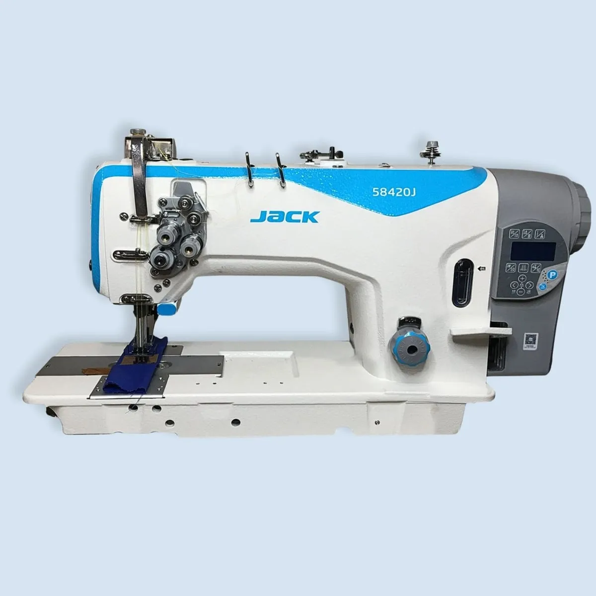 JACK JK-58720J-405E, Máquina de pespunte 2 agujas fijas cortahílos