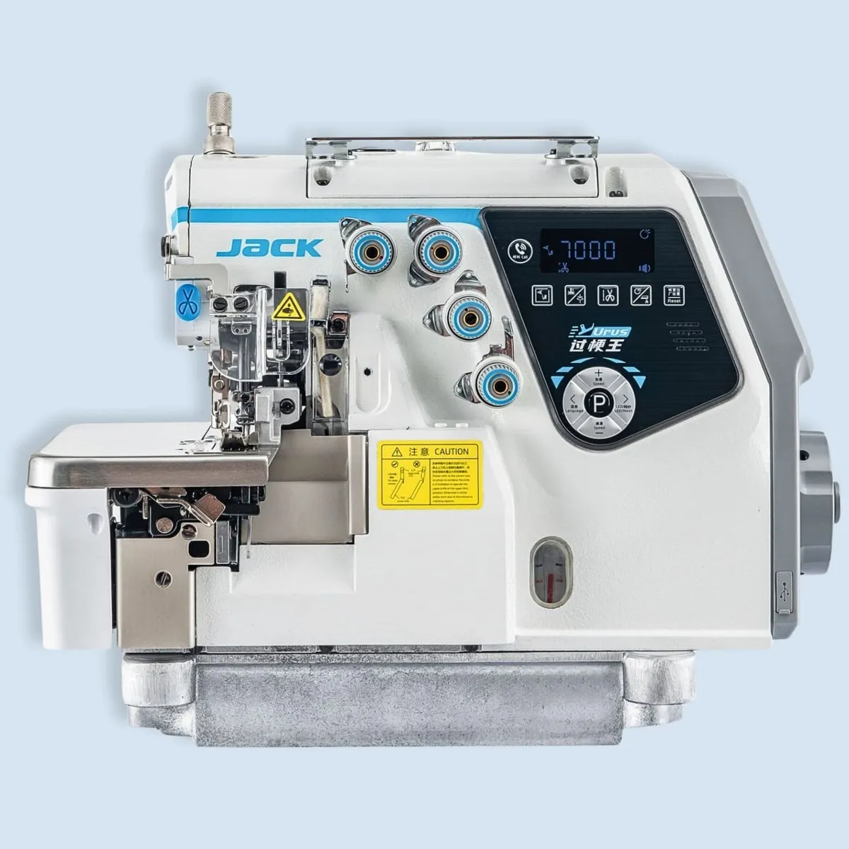 JACK JK-C7-3-02, Remalladora de 3 hilos automática