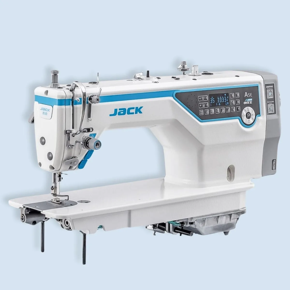 JACK JK-A5E-B-NX, Máquina de pespunte 1 aguja cortahílos electrónica