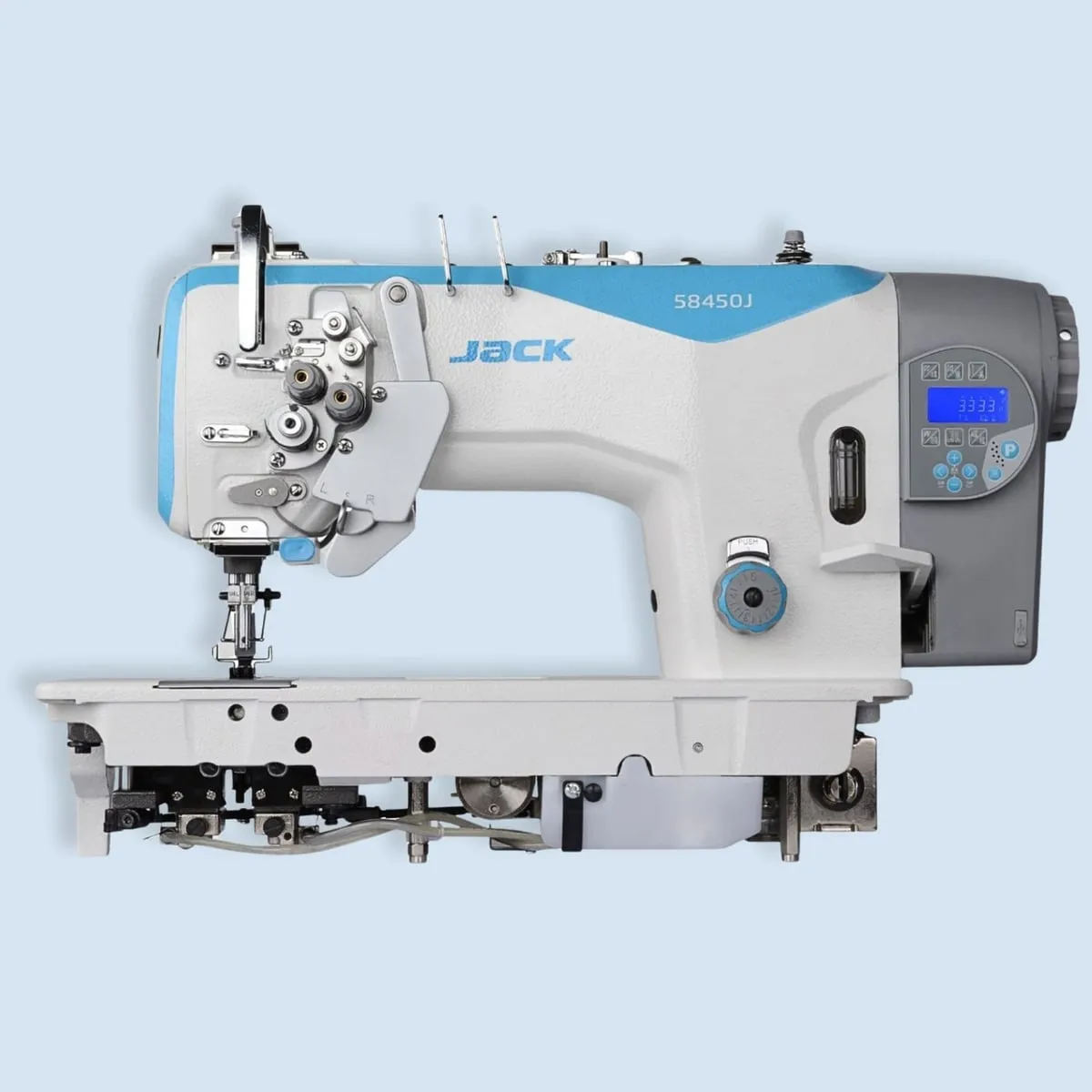 JACK JK-58450B-A, Máquina de pespunte 2 agujas desembragables