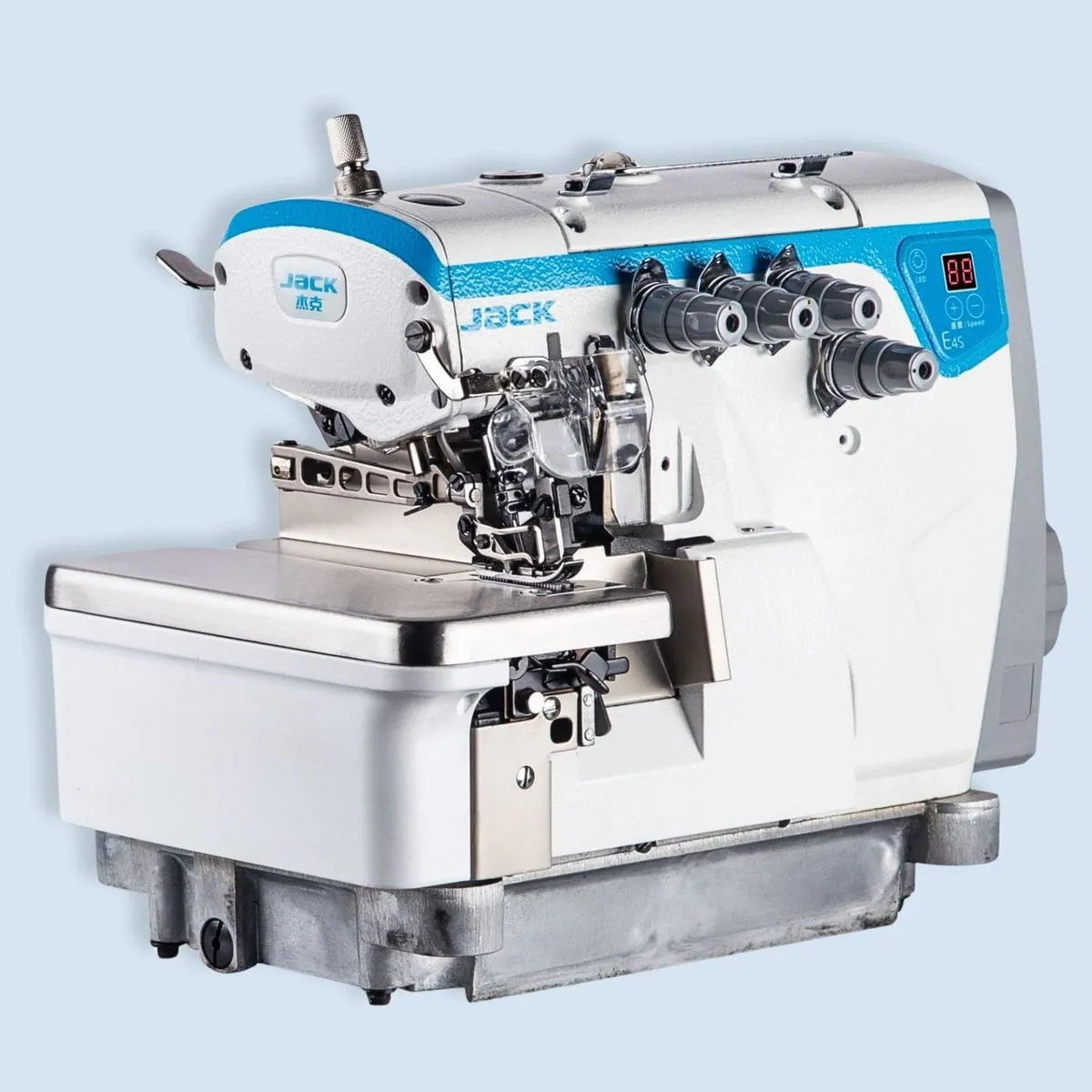 JACK JK-E4S-6-03, Máquina remalladora de 6 hilos 3x2x4mm
