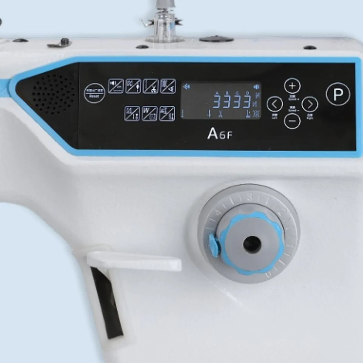 JACK JK-A6F-EQ, Máquina de pespunte 1 aguja cortahílos doble arrastre, vista 2