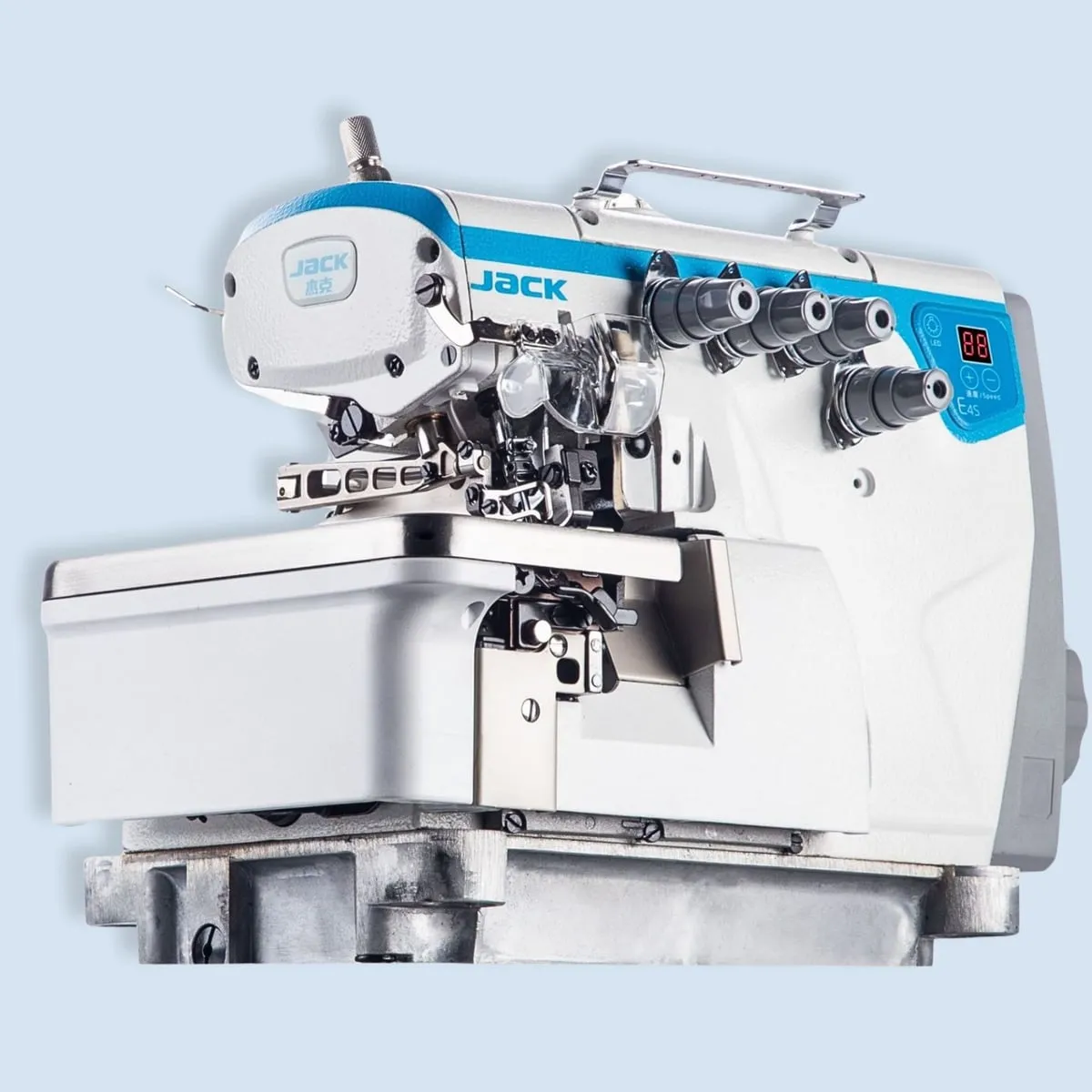 JACK JK-E4S-6-03, Máquina remalladora de 6 hilos 3x2x4mm, vista 2