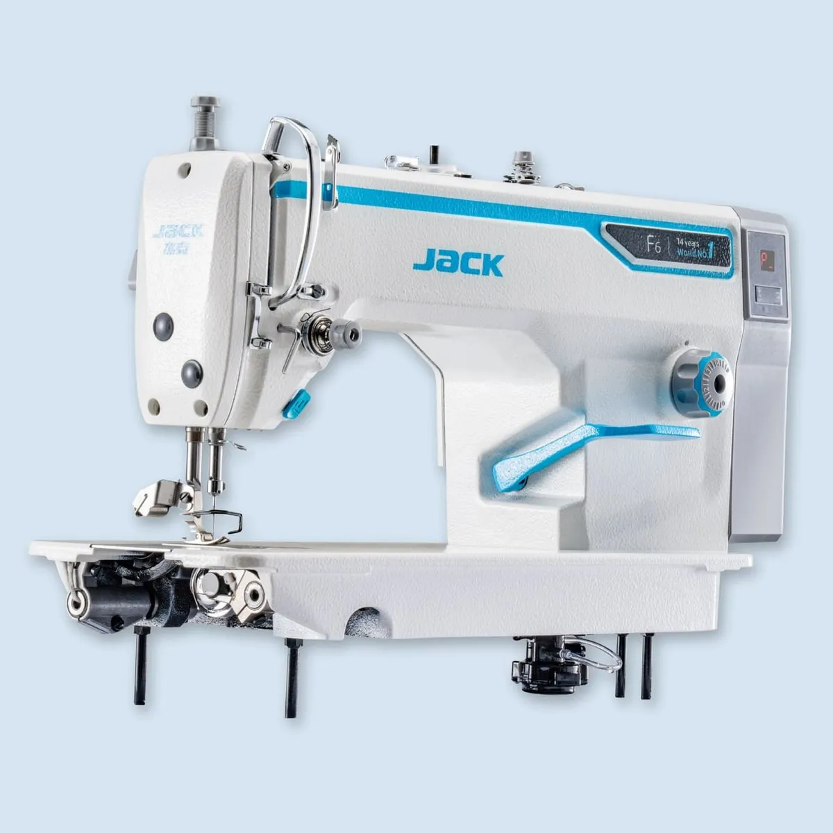 JACK JK-F6-HL-7, Máquina pespunte 1 aguja Direct Drive con garfio de gran capacidad para géneros gruesos, vista 2