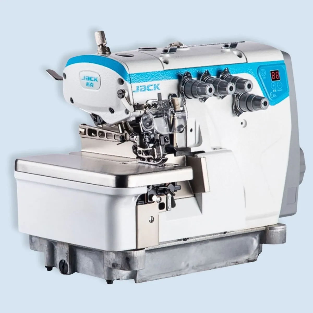 JACK JK-E4S-5-A04-435-5X5, Máquina remalladora de 5 hilos para género grueso 233 (5x5), vista 2