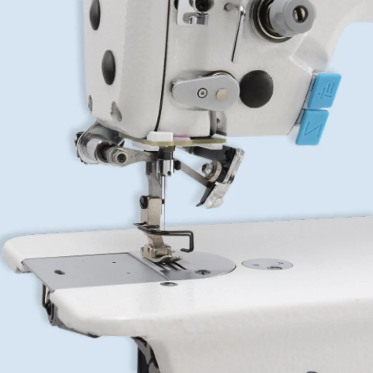 JACK JK-A6F-EQ, Máquina de pespunte 1 aguja cortahílos doble arrastre, vista 3