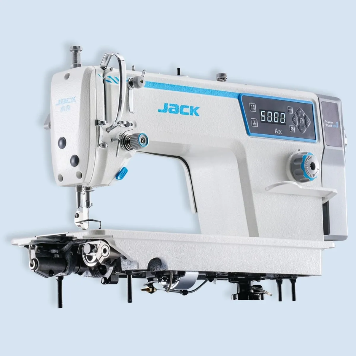 JACK JK-A2C-C, Máquina de coser con cortahílos automático, vista 3