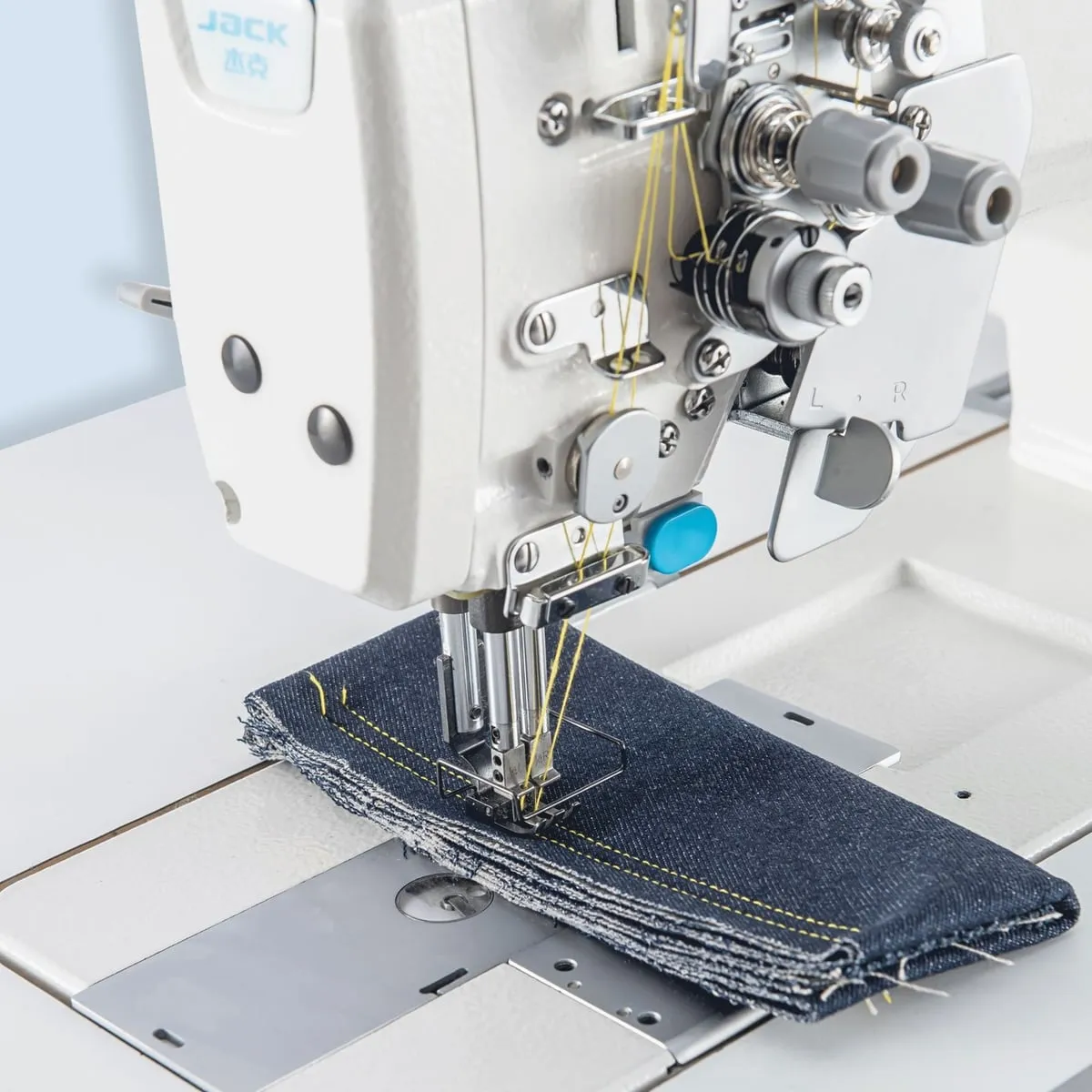 JACK JK-58450J-A-103, Máquina de pespunte 2 agujas desembragables cortahílos, vista 3